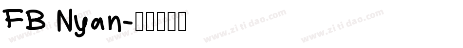 FB Nyan字体转换